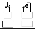 SPST and SPDT push-button switches on the simple Lab PCB