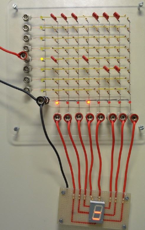 Lab ROM with jumpers, with the 5th row selected