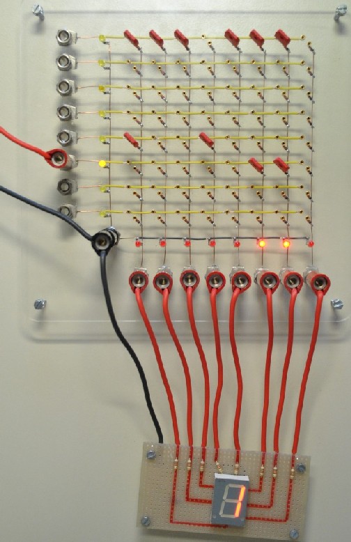 Lab ROM with jumpers, with the 6th row selected