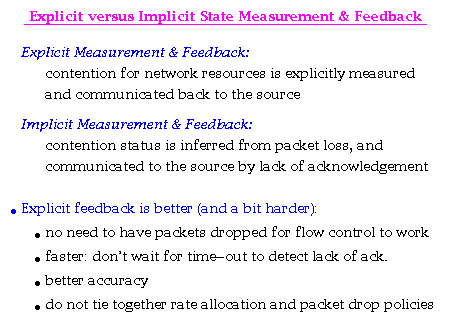 Explicit versus Implicit State Measurement and Feedback